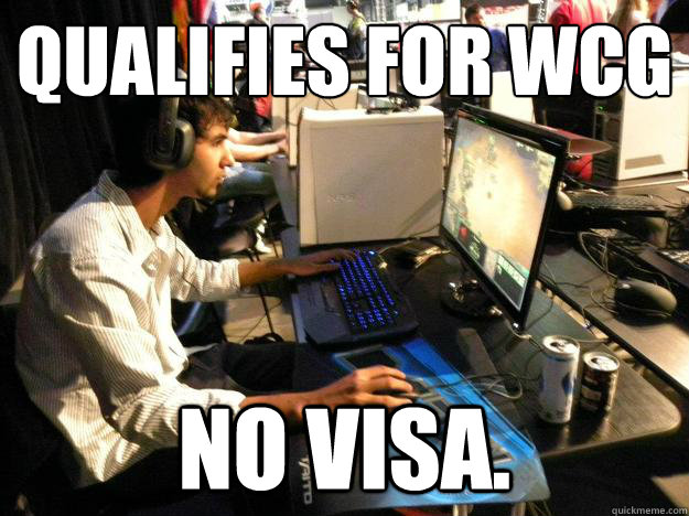 Qualifies for WCG No visa.  Top Indian Gamer