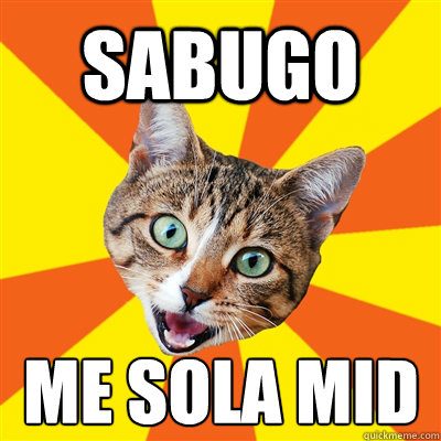 sabugo me sola mid  Bad Advice Cat