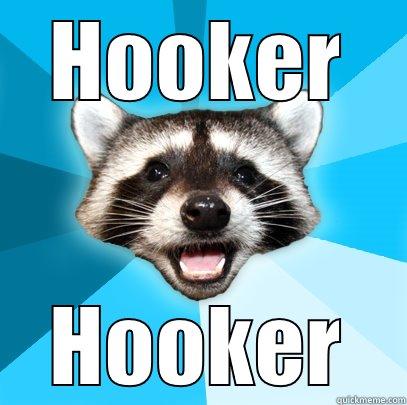 HOOKER HOOKER Lame Pun Coon