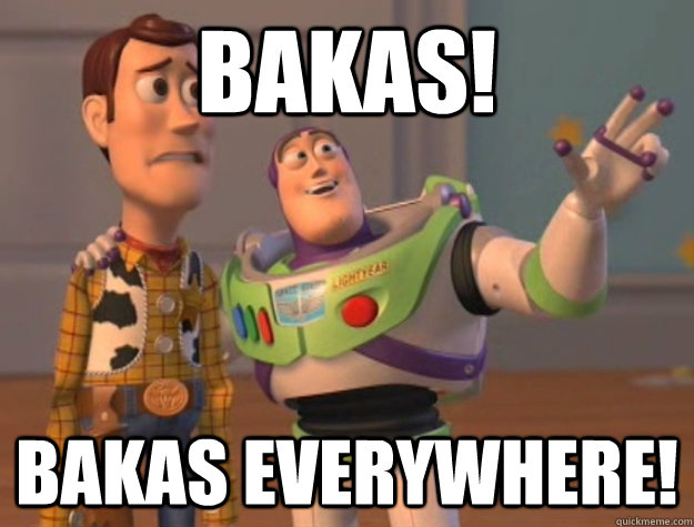 bakas! bakas everywhere!  Buzz Lightyear