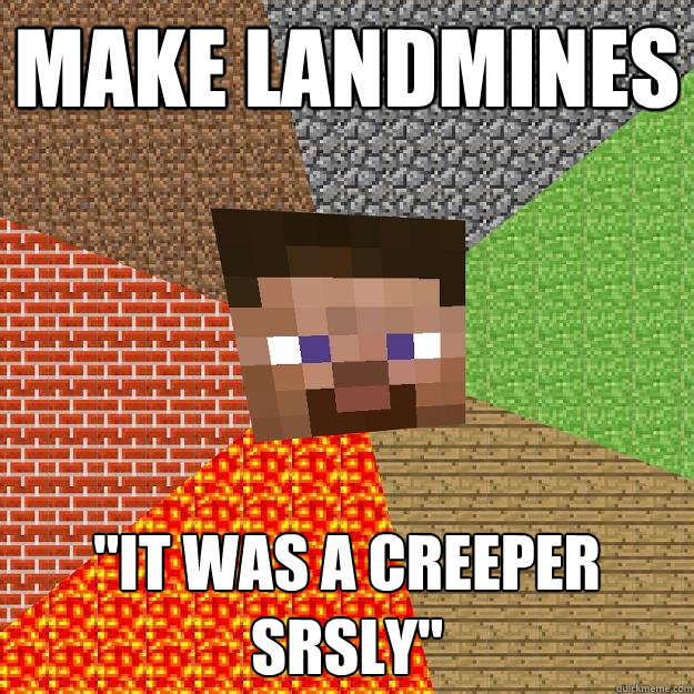 Make landmines 