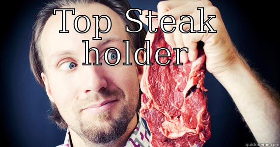 The person developers are looking for - TOP STEAK HOLDER  Misc