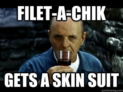 Filet-A-chik Gets a skin suit  