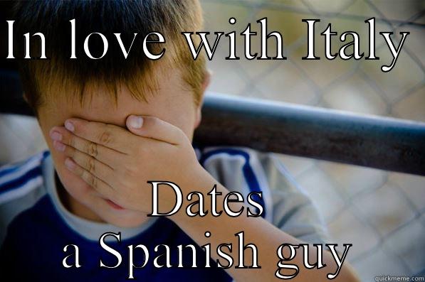 IN LOVE WITH ITALY  DATES A SPANISH GUY Confession kid