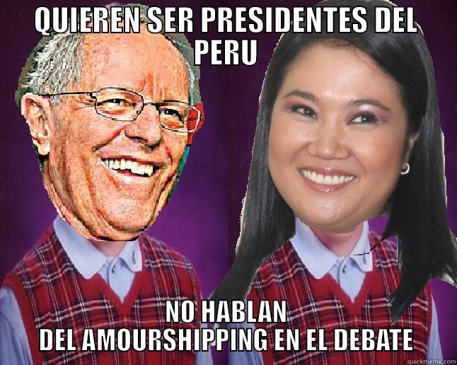 QUIEREN SER PRESIDENTES DEL PERU NO HABLAN DEL AMOURSHIPPING EN EL DEBATE Misc