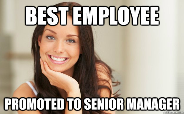 Best employee promoted to senior manager - Best employee promoted to senior manager  Good Girl Gina