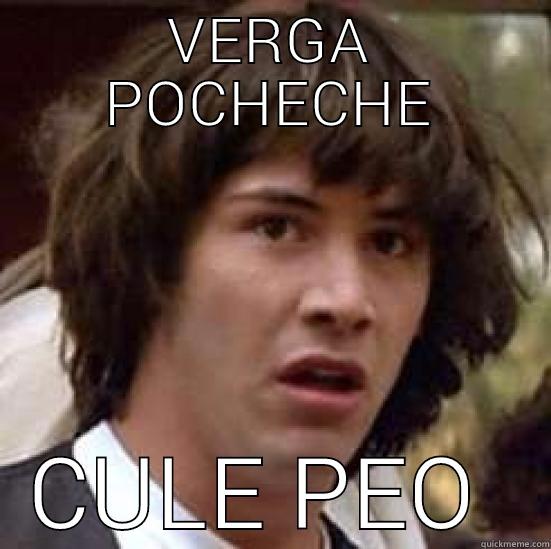 VERGA POCHECHE CULE PEO  conspiracy keanu