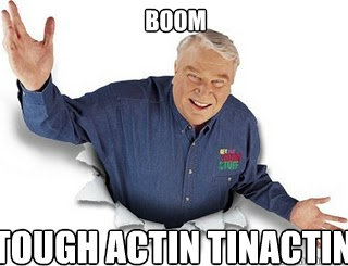 BOOM tough actin tinactin  Obvious John Madden