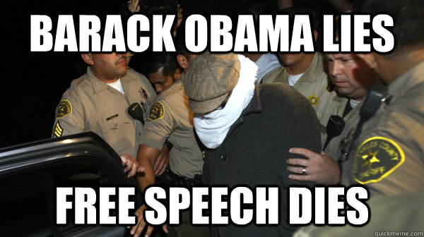 Barack Obama Lies Free Speech Dies  Defend the Constitution