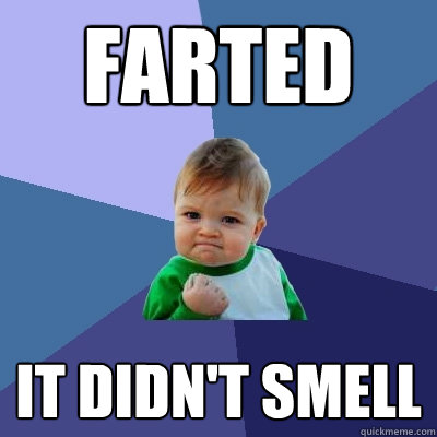 Farted It Didn't smell  Success Kid