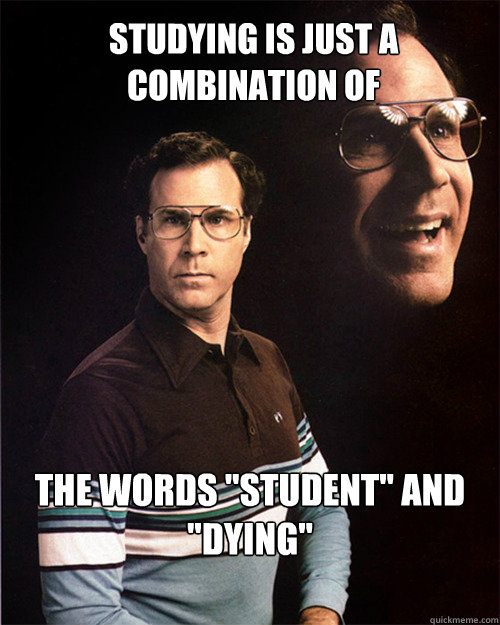 Studying is just a combination of The words 