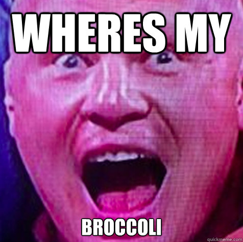 Wheres MY Broccoli  wwe Brock Lesnar