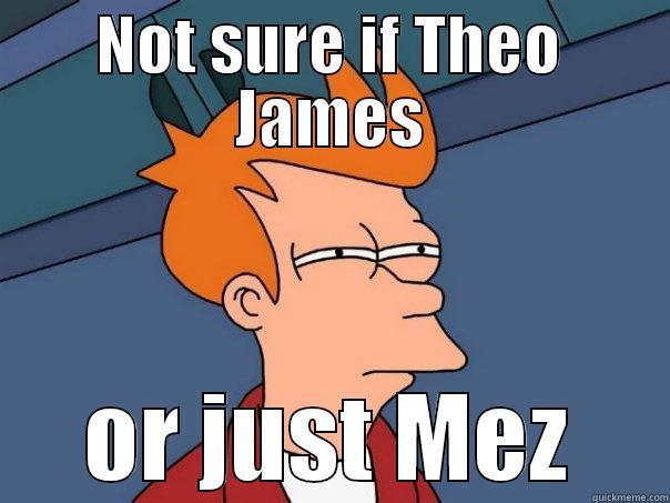 NOT SURE IF THEO JAMES OR JUST MEZ Futurama Fry