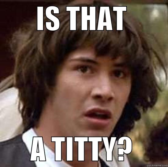 IS THAT A TITTY? conspiracy keanu