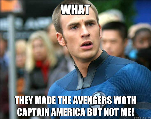 What They made the avengers woth captain america but not me! - What They made the avengers woth captain america but not me!  Human torch 1