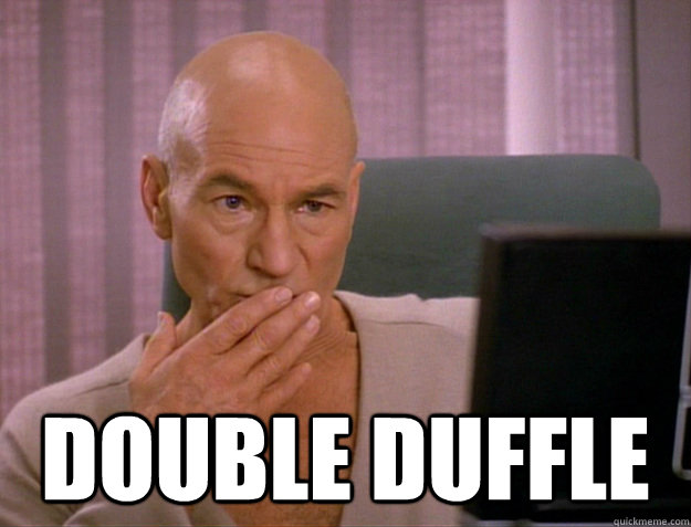  double duffle  SCALA jean luc picard