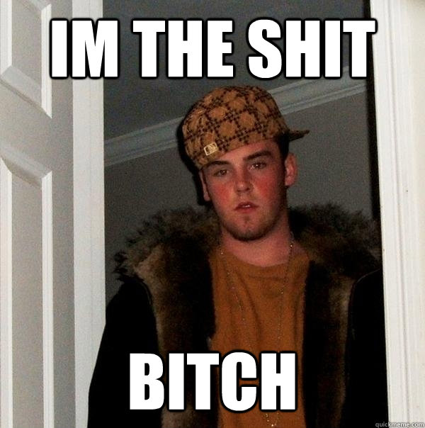 IM THE SHIT BITCH - IM THE SHIT BITCH  Scumbag Steve