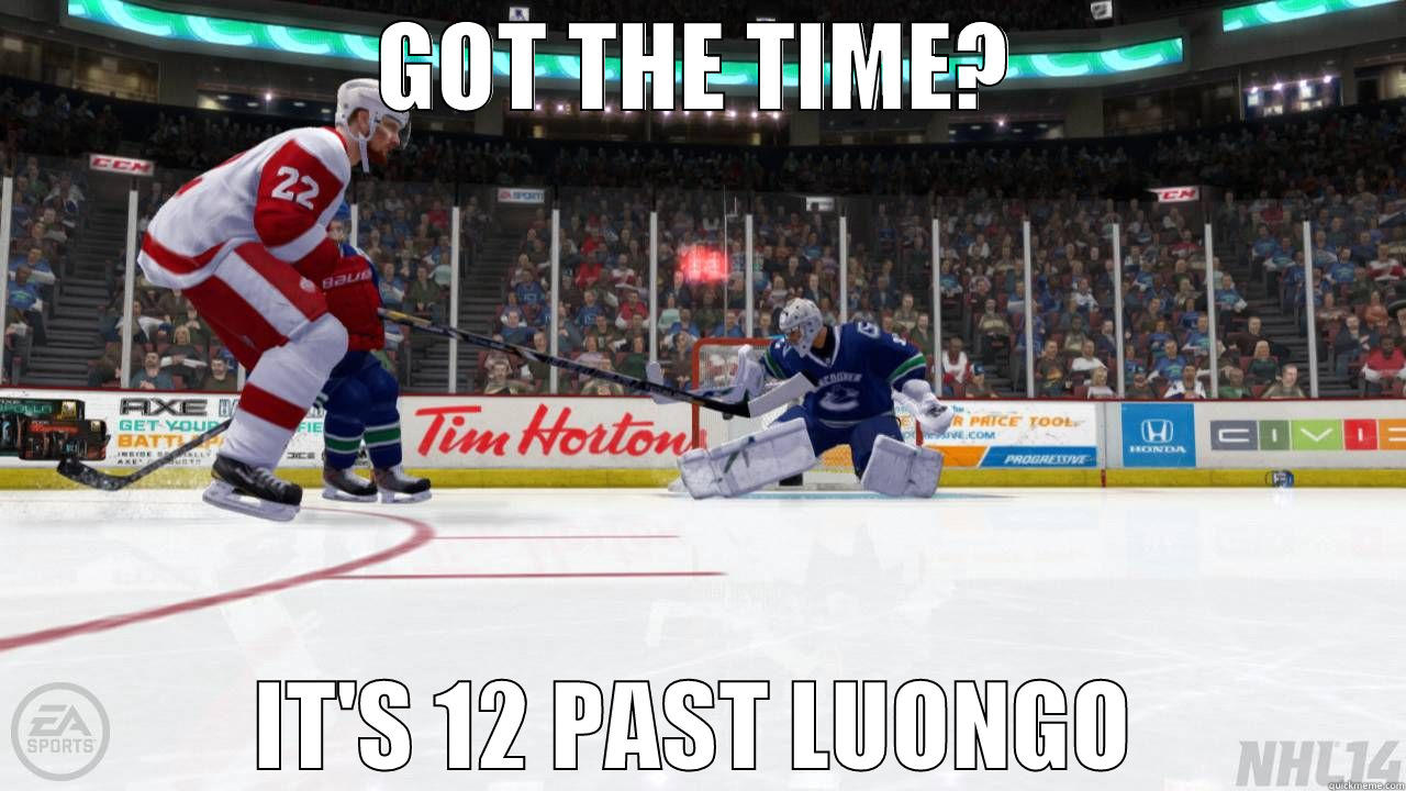 GOT THE TIME? IT'S 12 PAST LUONGO Misc