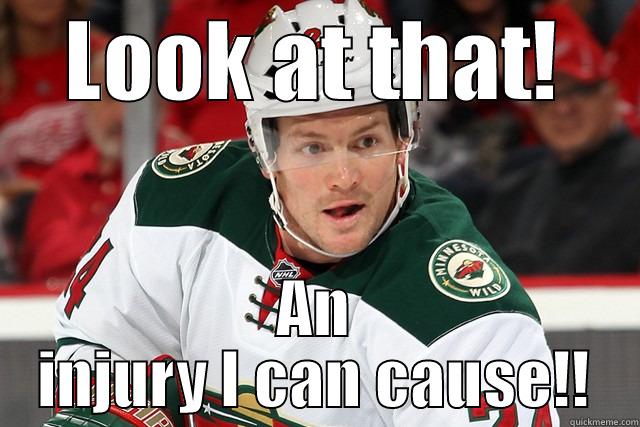 Matt Cooke - LOOK AT THAT! AN INJURY I CAN CAUSE!! Misc