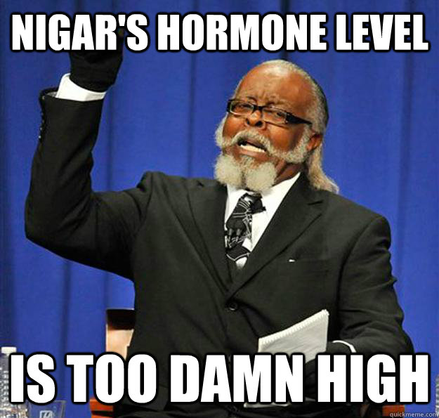 Nigar's hormone level Is too damn high - Nigar's hormone level Is too damn high  Jimmy McMillan