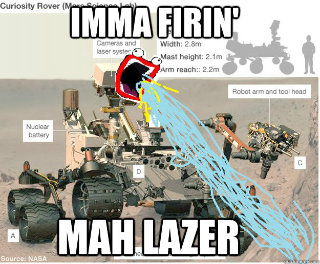 IMMA FIRIN' MAH LAZER - IMMA FIRIN' MAH LAZER  Copy that nasa