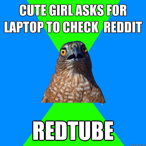 CUTE GIRL ASKS FOR LAPTOP TO CHECK  REDDIT REDTUBE  Hawkward