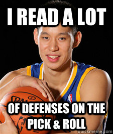 I read a lot of defenses on the pick & roll - I read a lot of defenses on the pick & roll  Athletic Asian Male