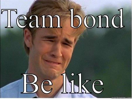 Bond issues - TEAM BOND  BE LIKE 1990s Problems