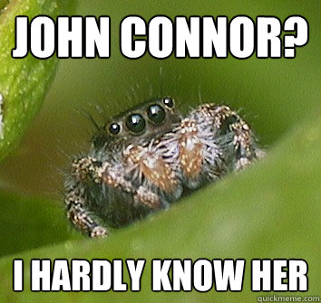 JOHN CONNOR? I HARDLY KNOW HER  Misunderstood Spider