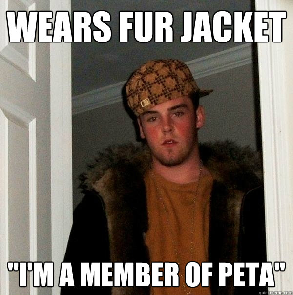 Wears fur jacket 