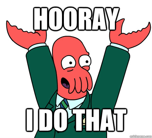 Hooray i do that - Hooray i do that  hooray zoidberg on school