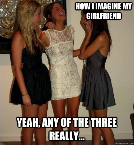 How I imagine my girlfriend Yeah, any of the three really...  Vindictive Girls