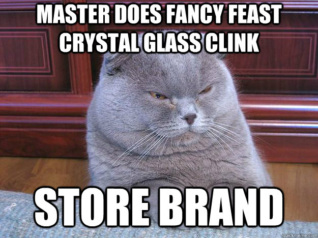 Master does fancy feast crystal glass clink Store brand - Master does fancy feast crystal glass clink Store brand  Misc