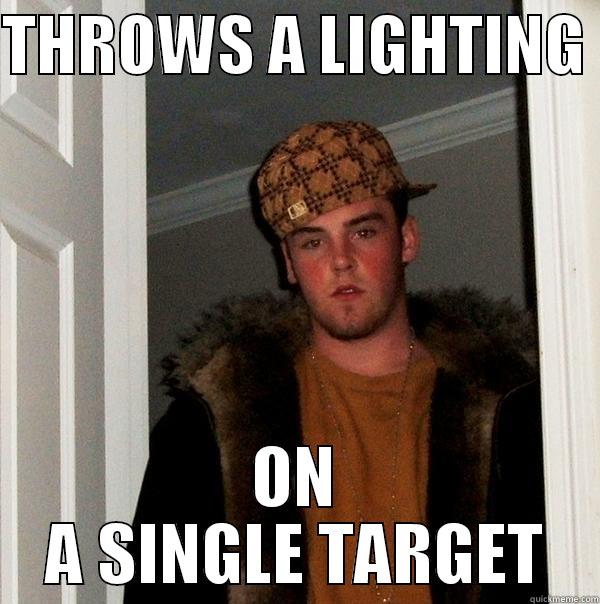 statikk shiv - THROWS A LIGHTING  ON A SINGLE TARGET Scumbag Steve