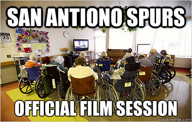 San Antiono Spurs Official Film Session  Old Spurs