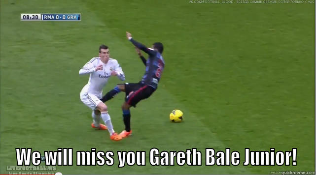  WE WILL MISS YOU GARETH BALE JUNIOR! Misc