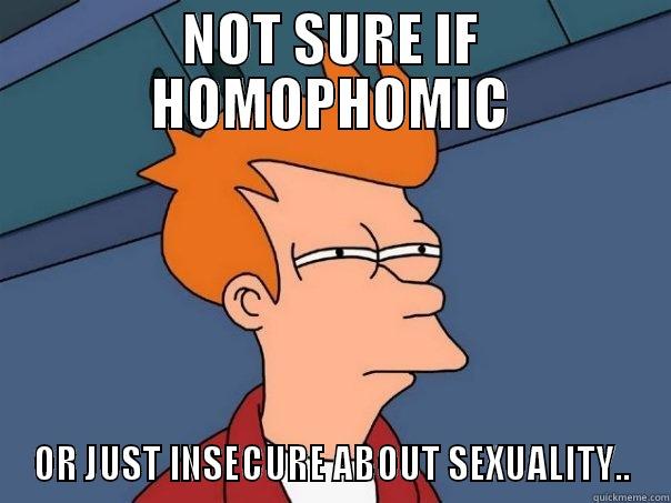 NOT SURE IF HOMOPHOMIC OR JUST INSECURE ABOUT SEXUALITY.. Futurama Fry