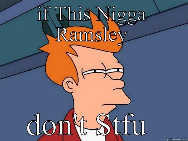 IF THIS NIGGA RAMSLEY DON'T STFU  Futurama Fry