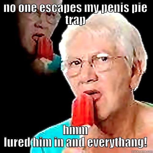 NO ONE ESCAPES MY PENIS PIE TRAP HMM LURED HIM IN AND EVERYTHANG! Misc