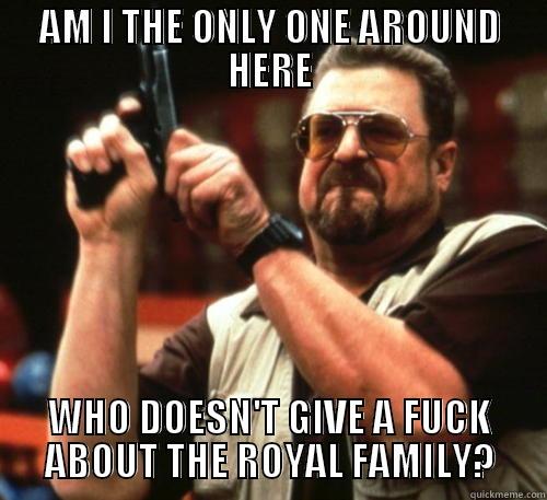 AM I THE ONLY ONE AROUND HERE WHO DOESN'T GIVE A FUCK ABOUT THE ROYAL FAMILY? Am I The Only One Around Here