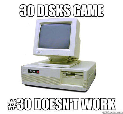 30 disks game #30 doesn't work  