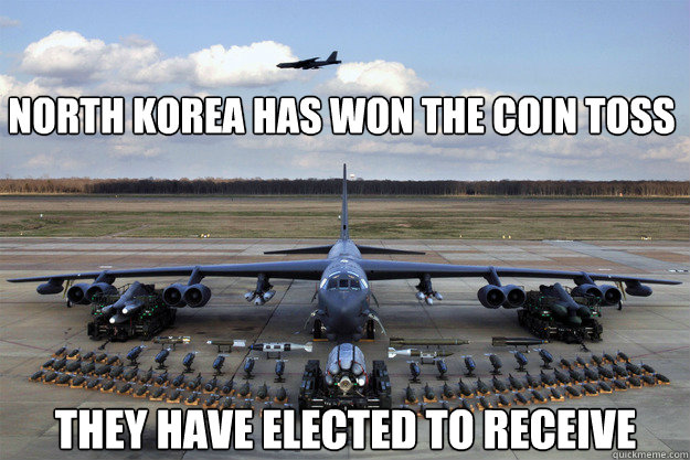 north korea has won the coin toss they have elected to receive  North Korea