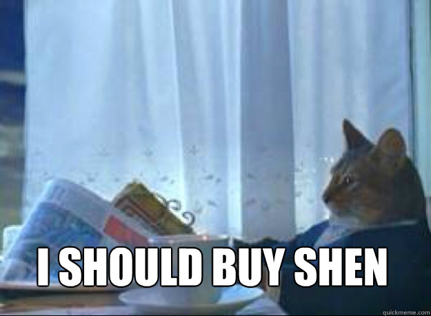 I should buy shen   I should buy a boat cat