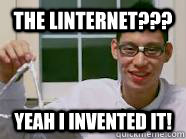 The LINternet??? Yeah I invented it!  Jeremy Lin