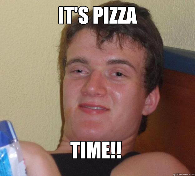 It's Pizza  Time!!  10 Guy