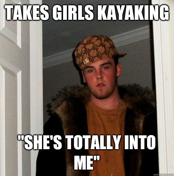 Takes girls kayaking  