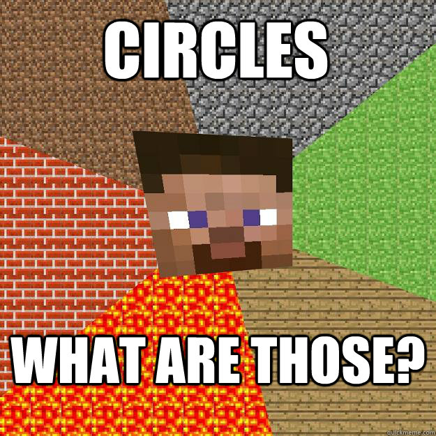 Circles What are those? - Circles What are those?  Minecraft