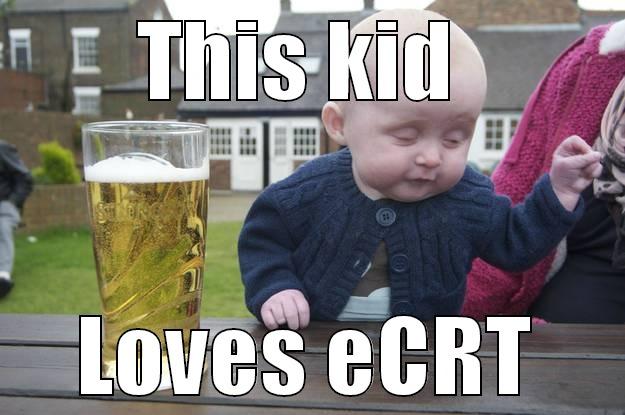 THIS KID  LOVES ECRT drunk baby