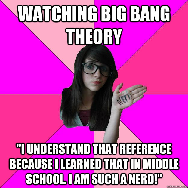 watching big bang theory 