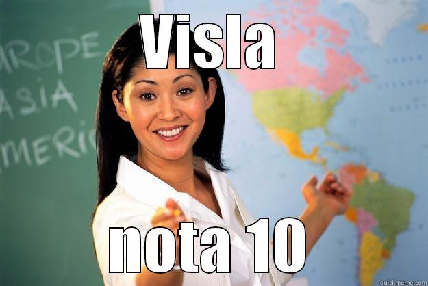 VISLA NOTA 10 Unhelpful High School Teacher